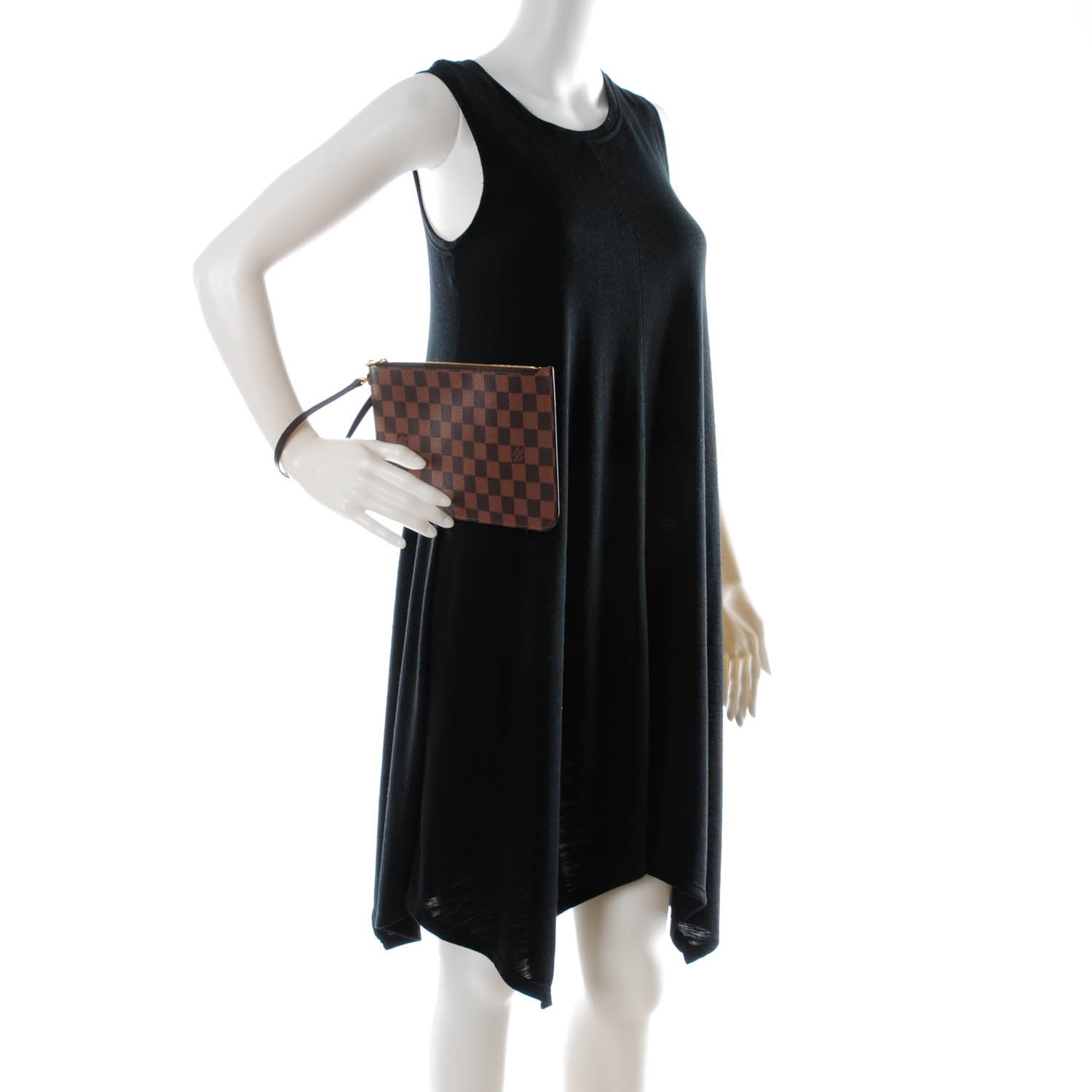 Louis Vuitton Damier Ebene Neverfull MM GM Pochette 2 of 7