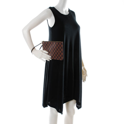 Louis Vuitton Damier Ebene Neverfull MM GM Pochette 2 of 7