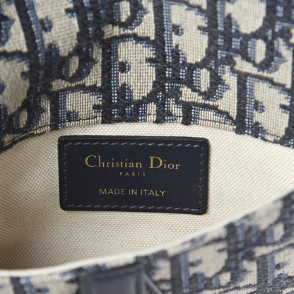 Christian Dior Oblique Saddle Belt Bag Blue 6 of 9