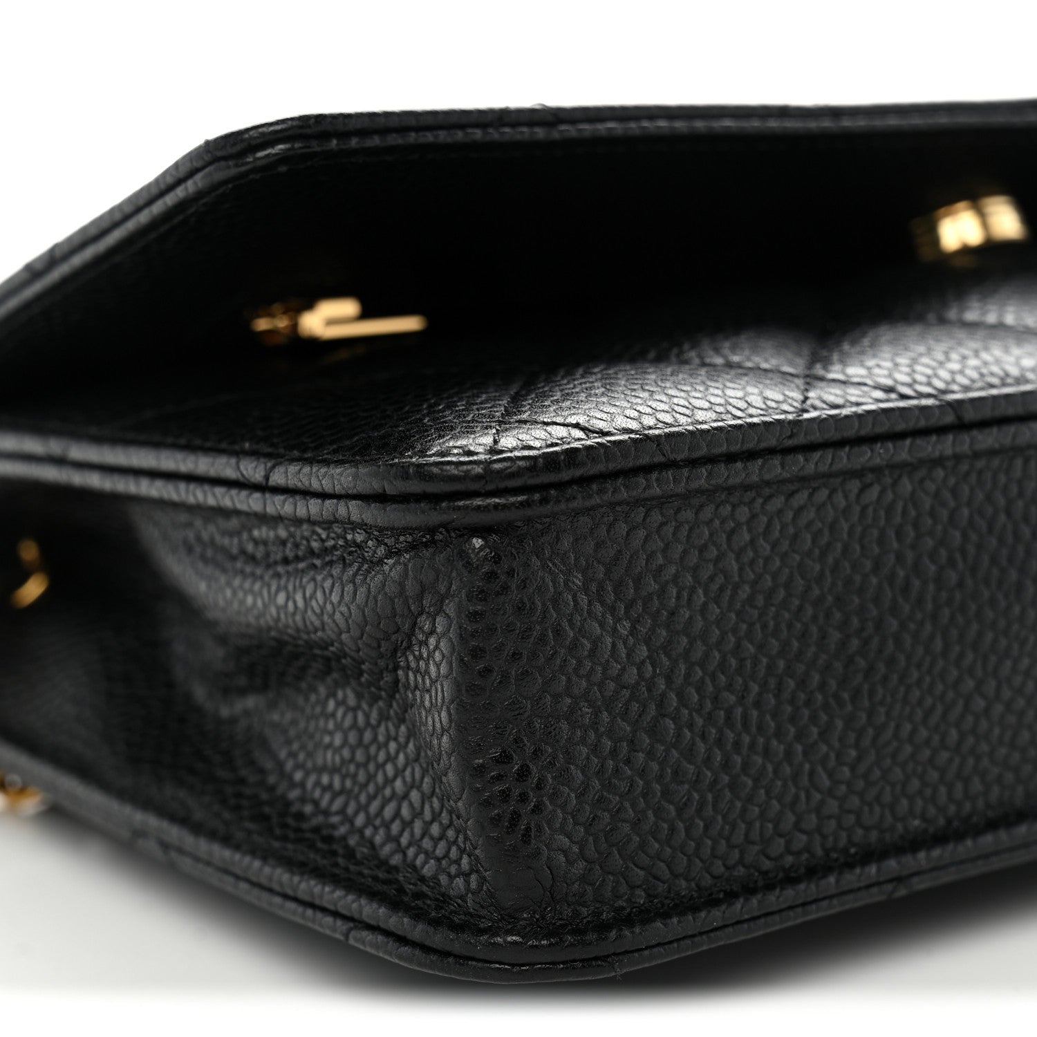 Chanel Caviar Quilted Wallet On Chain Black 10 of 11