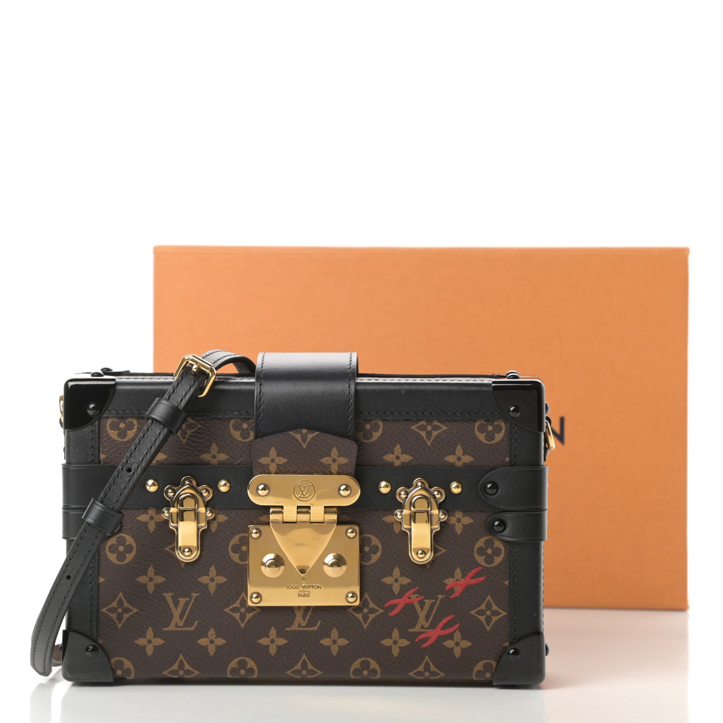 Monogram Petite Malle Black
