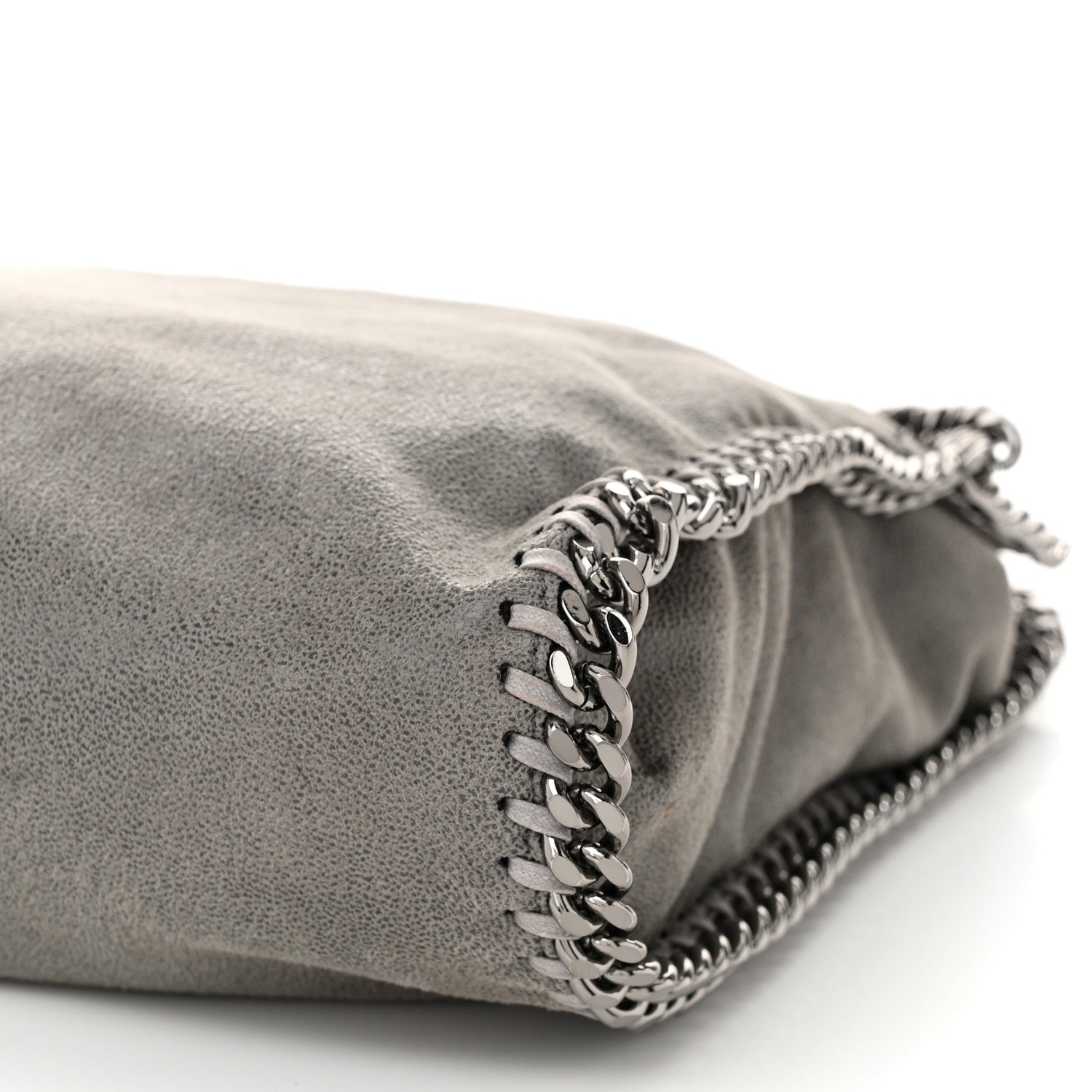 Stella McCartney Shaggy Deer Falabella Fold Over Tote Grey 11 of 13