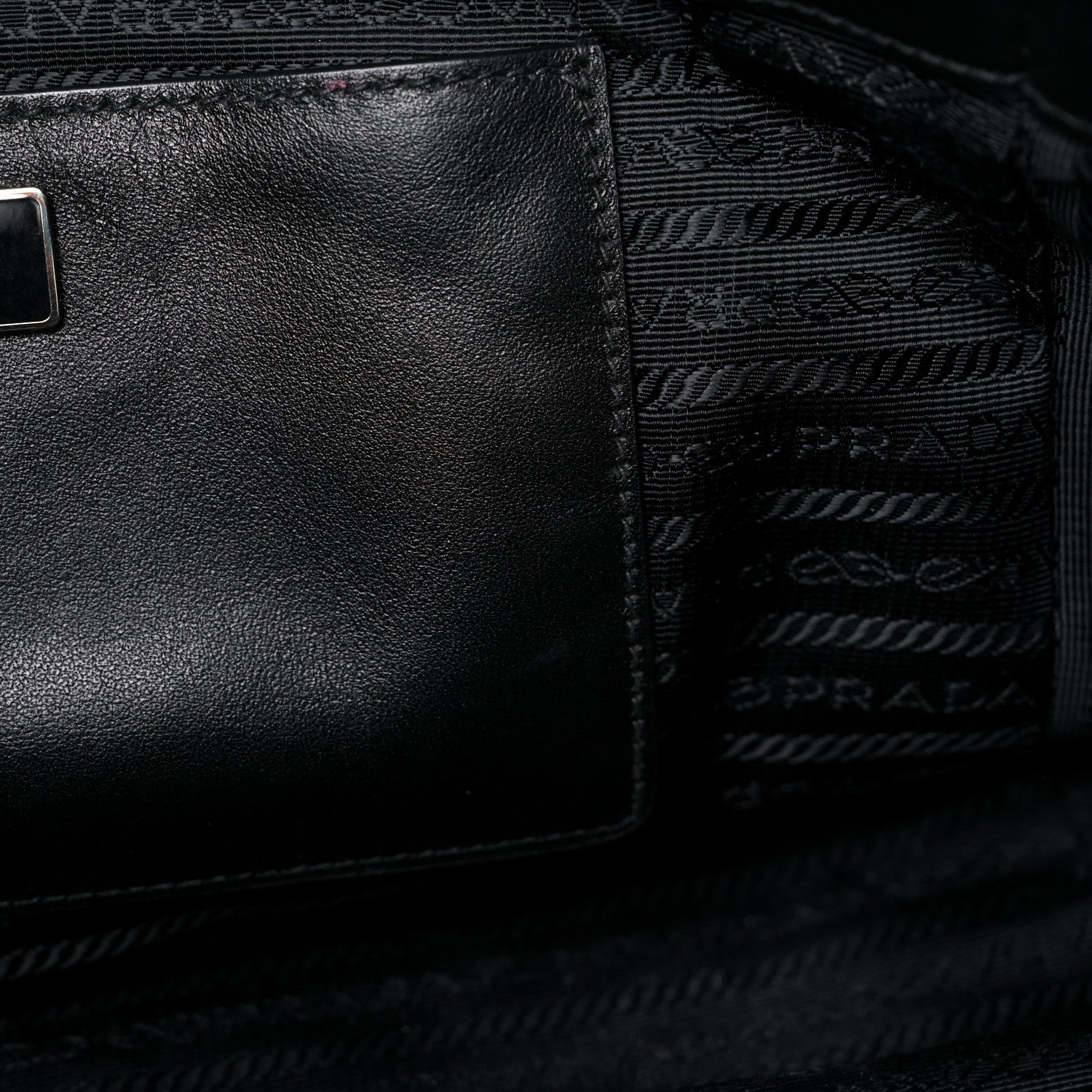 Prada Soft Calfskin Tote Ebano Black 11 of 14