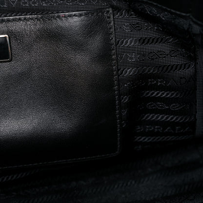 Prada Soft Calfskin Tote Ebano Black 11 of 14