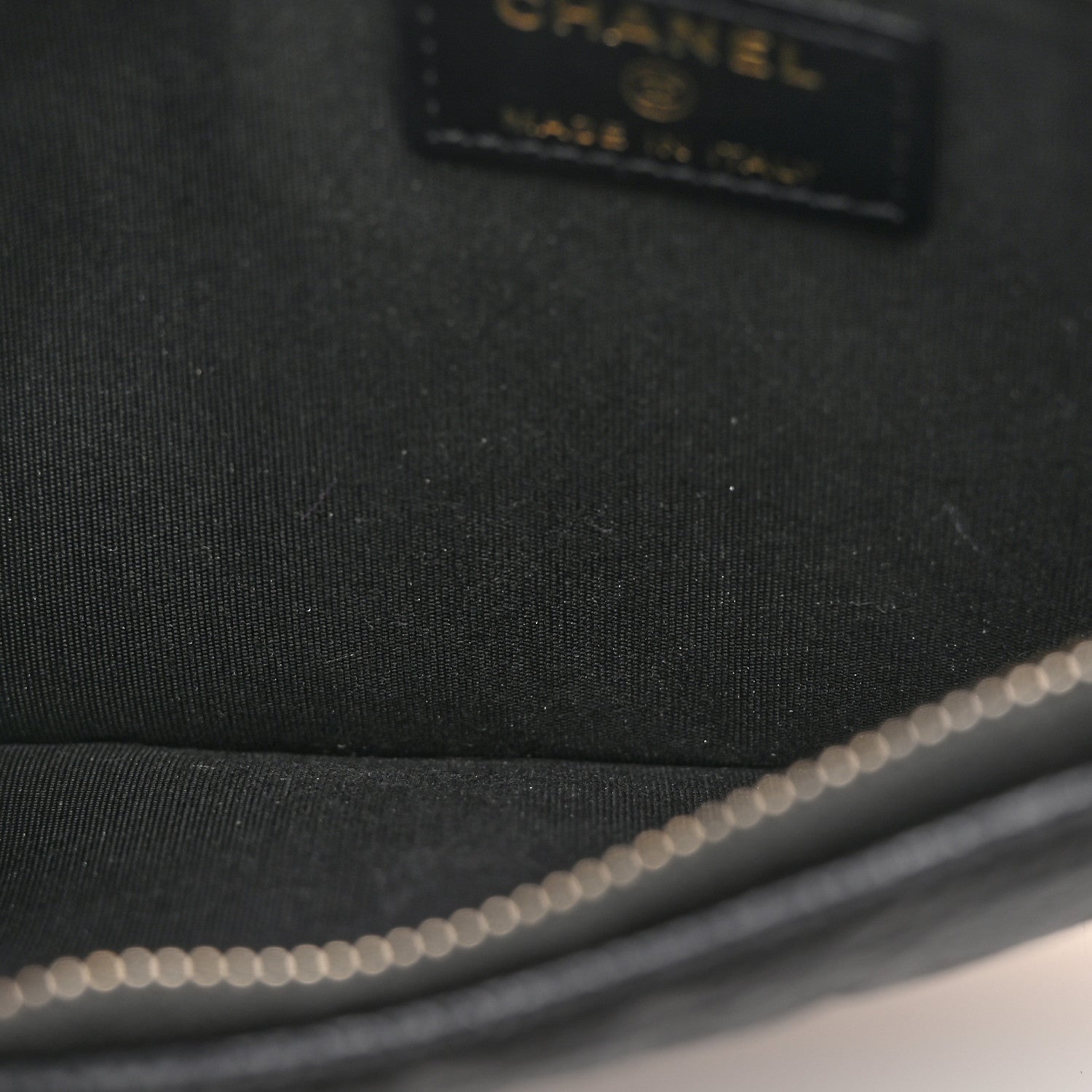 Chanel Caviar Camellia Embossed Classic Flat Wallet Pouch Black 5 of 8