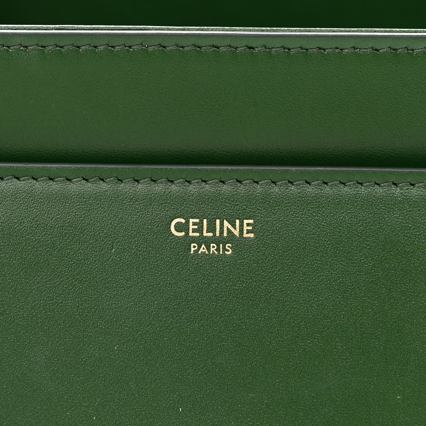 Satinated Calfskin Medium 16 Top Handle Bag Forest