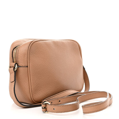 Gucci Pebbled Calfskin Small Soho Disco Bag Camelia 3 of 16