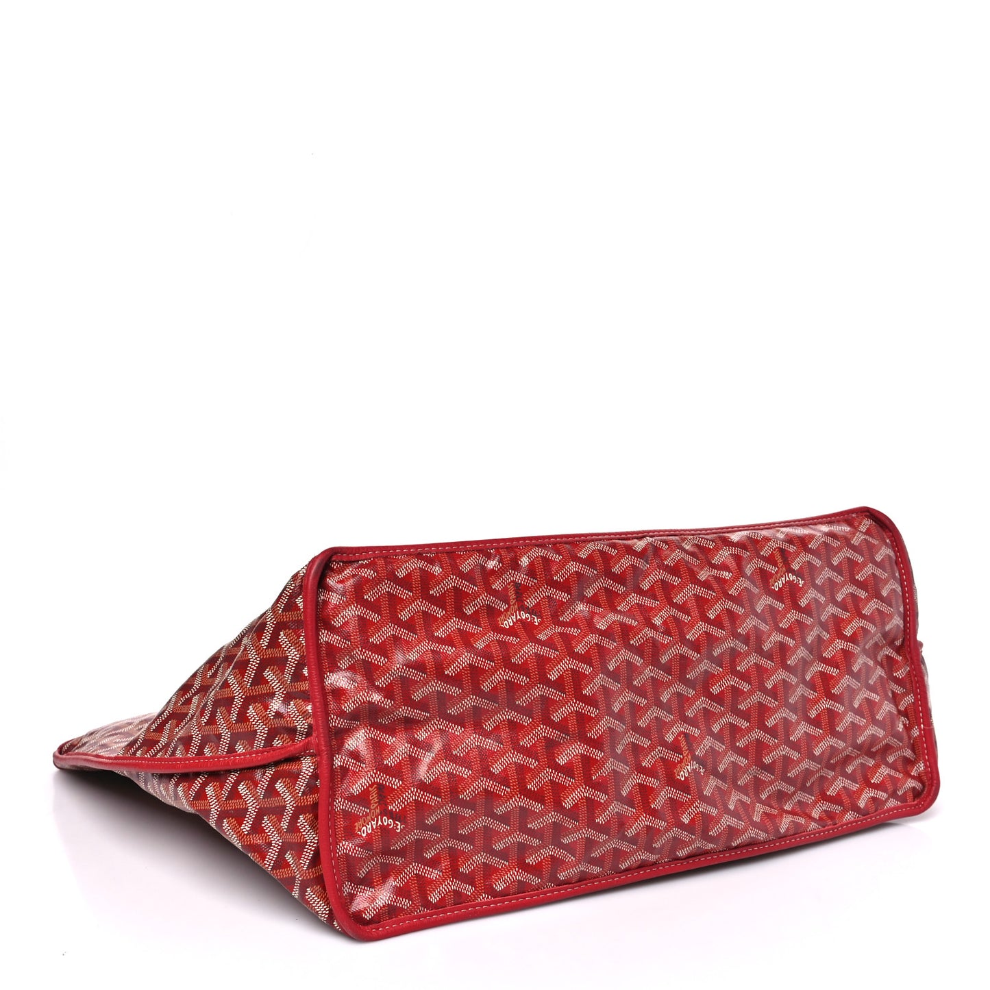 Goyardine Reversible Anjou GM Red