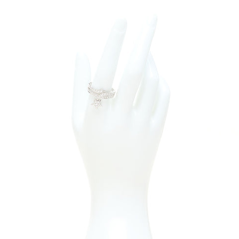 18K White Gold Diamond Etolie Filante Ring 60 9