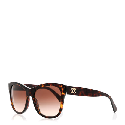 Chanel Acetate Runway Square Sunglasses 5380 Dark Tortoise 1 of 9