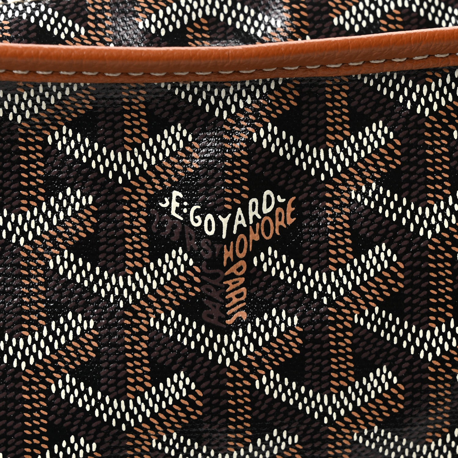 Goyard Goyardine Boheme Hobo Black Gold 8 of 10