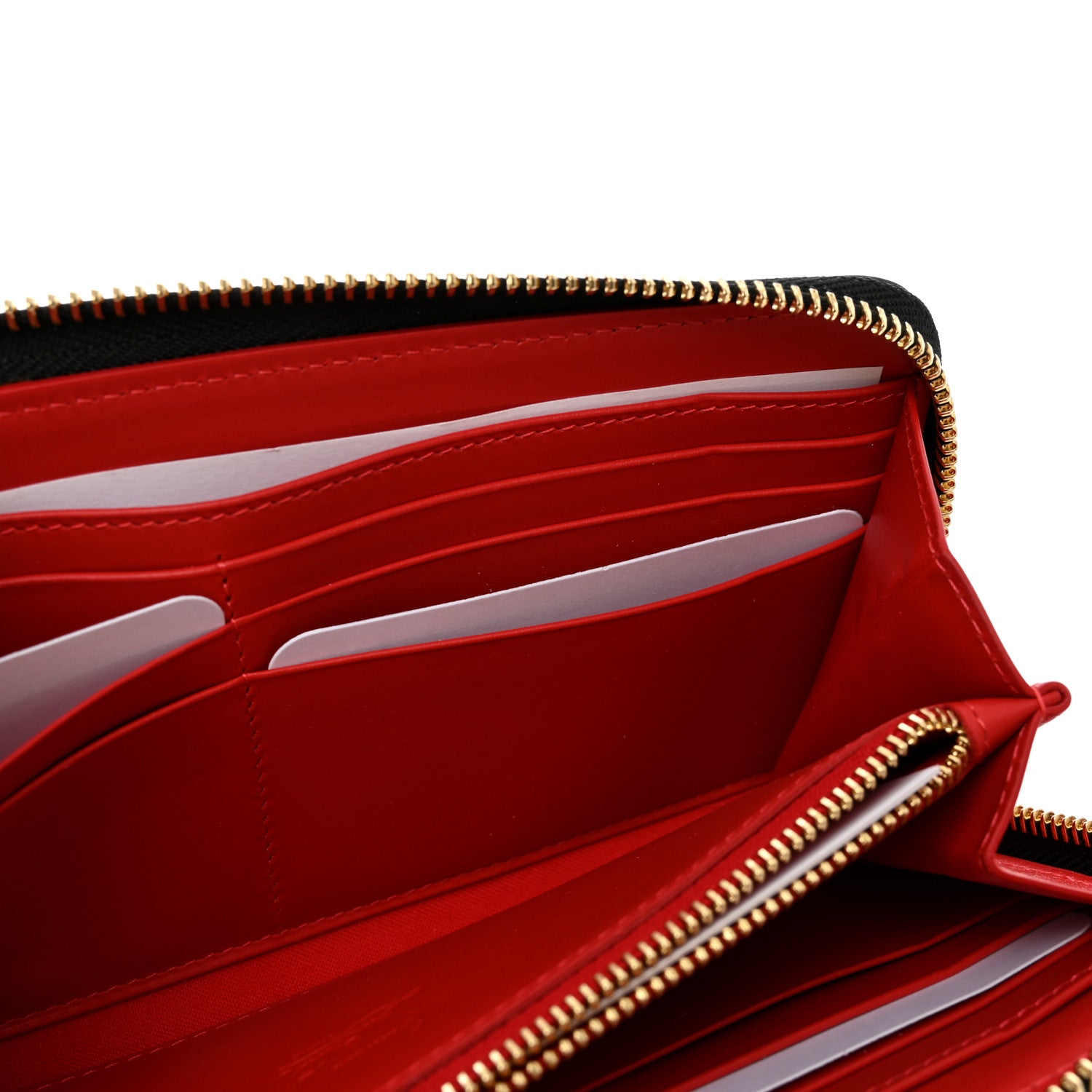 Christian Louboutin Calfskin Empire Leopard Panettone Zip Around Wallet Brown 8 of 10