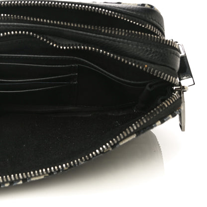 Christian Dior Oblique Pouch Navy Blue 5 of 11