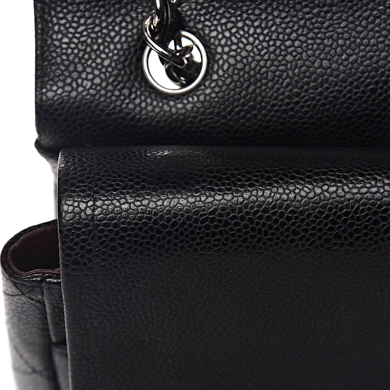 Chanel Caviar Quilted Maxi Double Flap Black 12 of 23