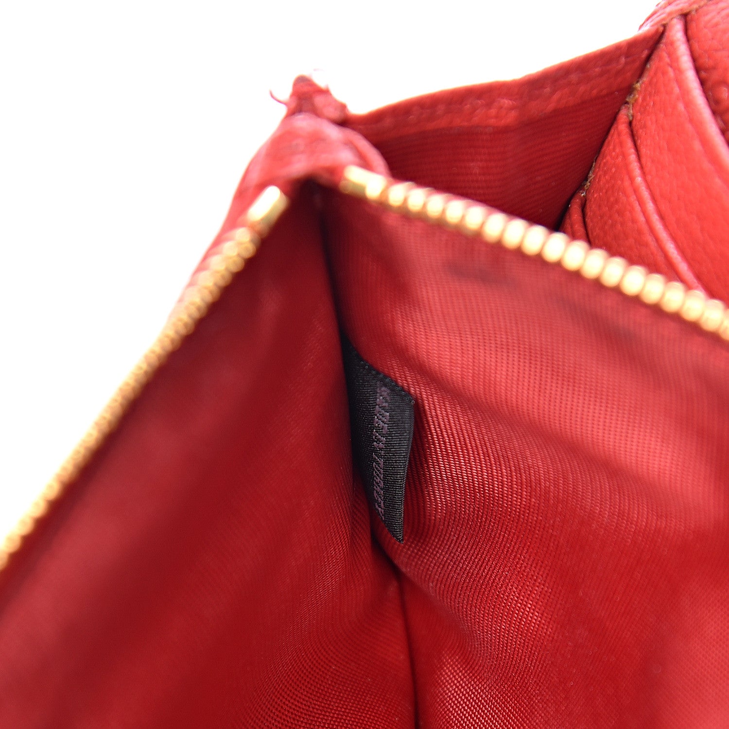 Miu Miu Goatskin Madras Continantal Wallet Rosso 7 of 13