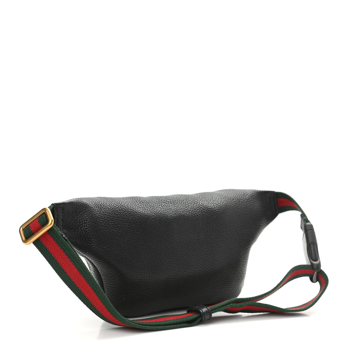 Grained Calfskin Small Logo Belt Bag Black