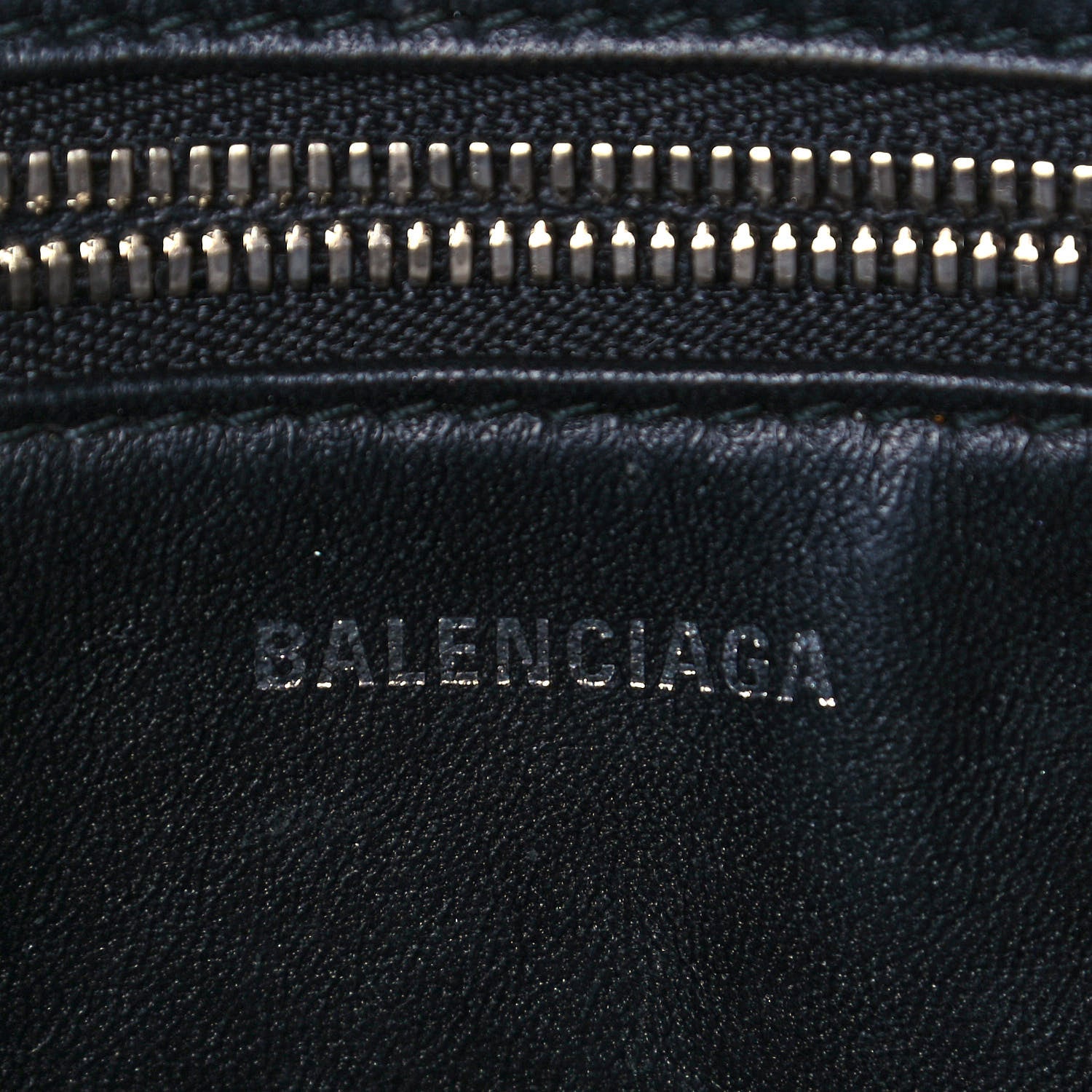Balenciaga Shiny Day Calfskin Logo XS Triangle Chain Duffle Bleu Roi White 6 of 16