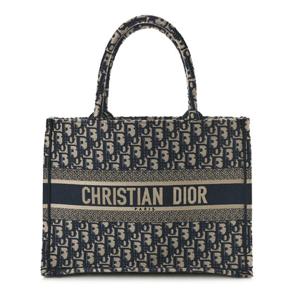 Christian Dior Oblique Medium Book Tote Blue Multicolor 1 of 12
