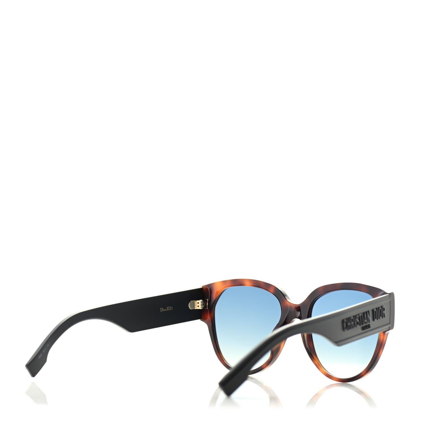 Christian Dior Acetate DiorID2 Sunglasses Tortoise 4 of 9