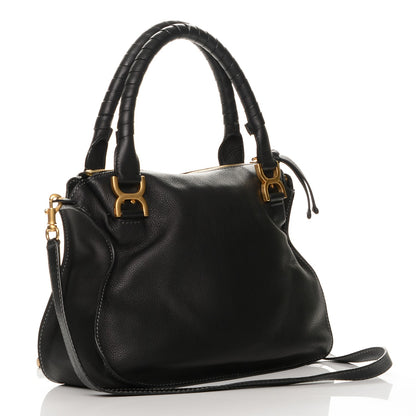 Chloe Calfskin Medium Marcie Satchel Black 3 of 7