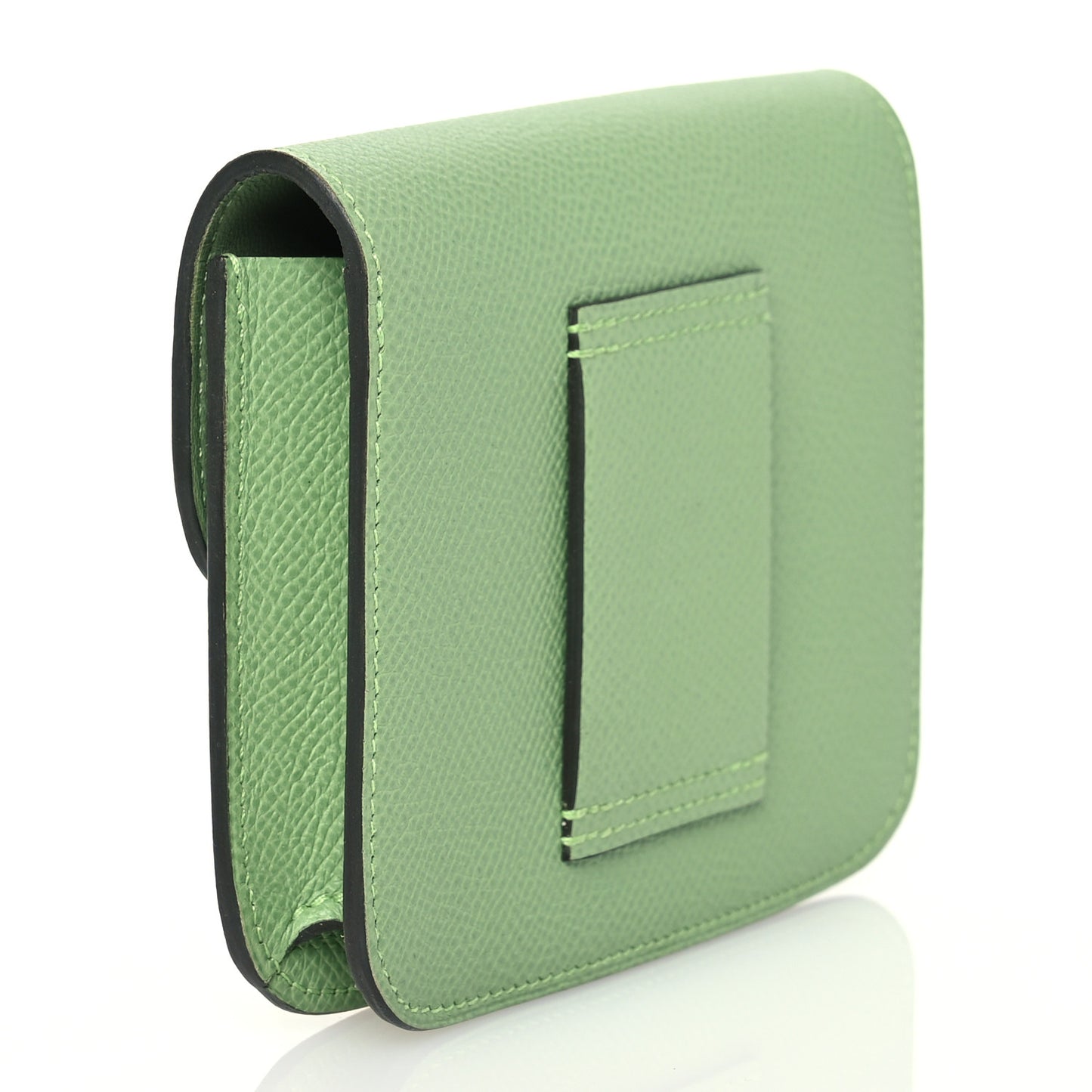 Epsom Constance Slim Wallet Vert Criquet