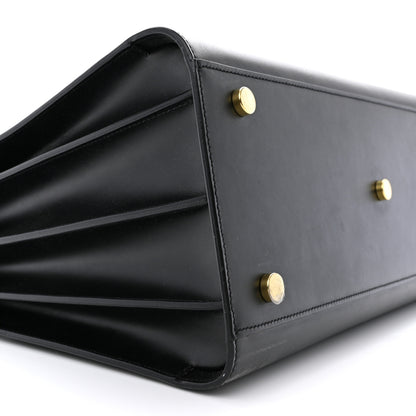 Saint Laurent Calfskin Small Sac De Jour Black Fuchsia 9 of 14