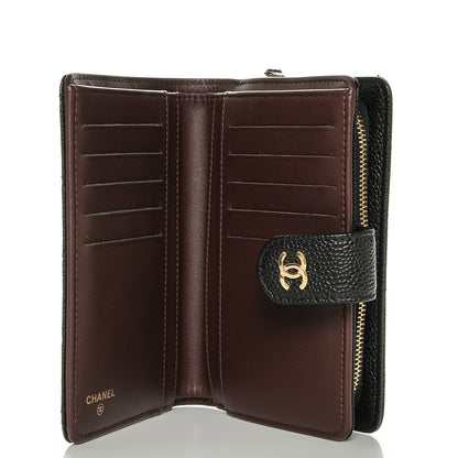 Chanel Caviar Quilted Zipped Pocket Wallet Black 5 of 8