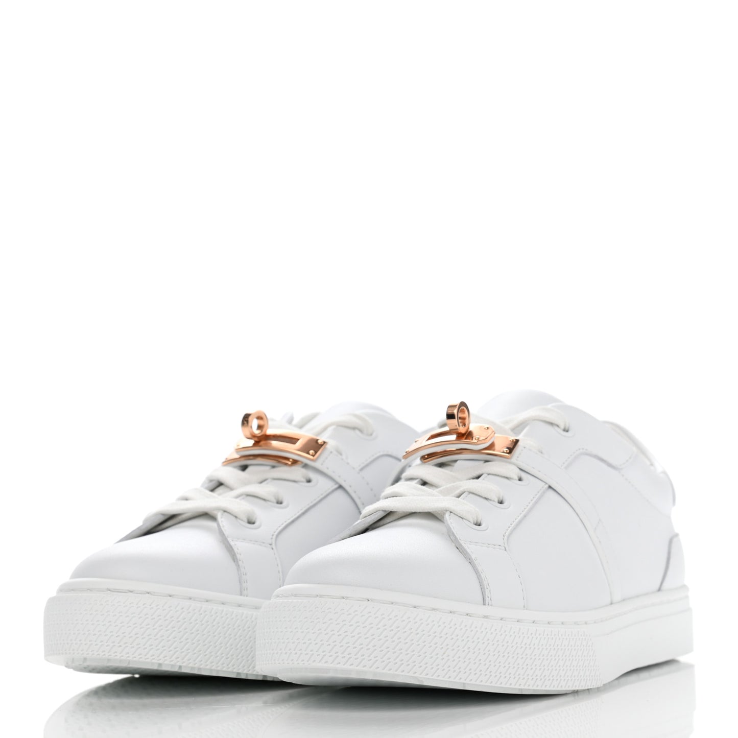 Calfskin Day Sneakers 37.5 White