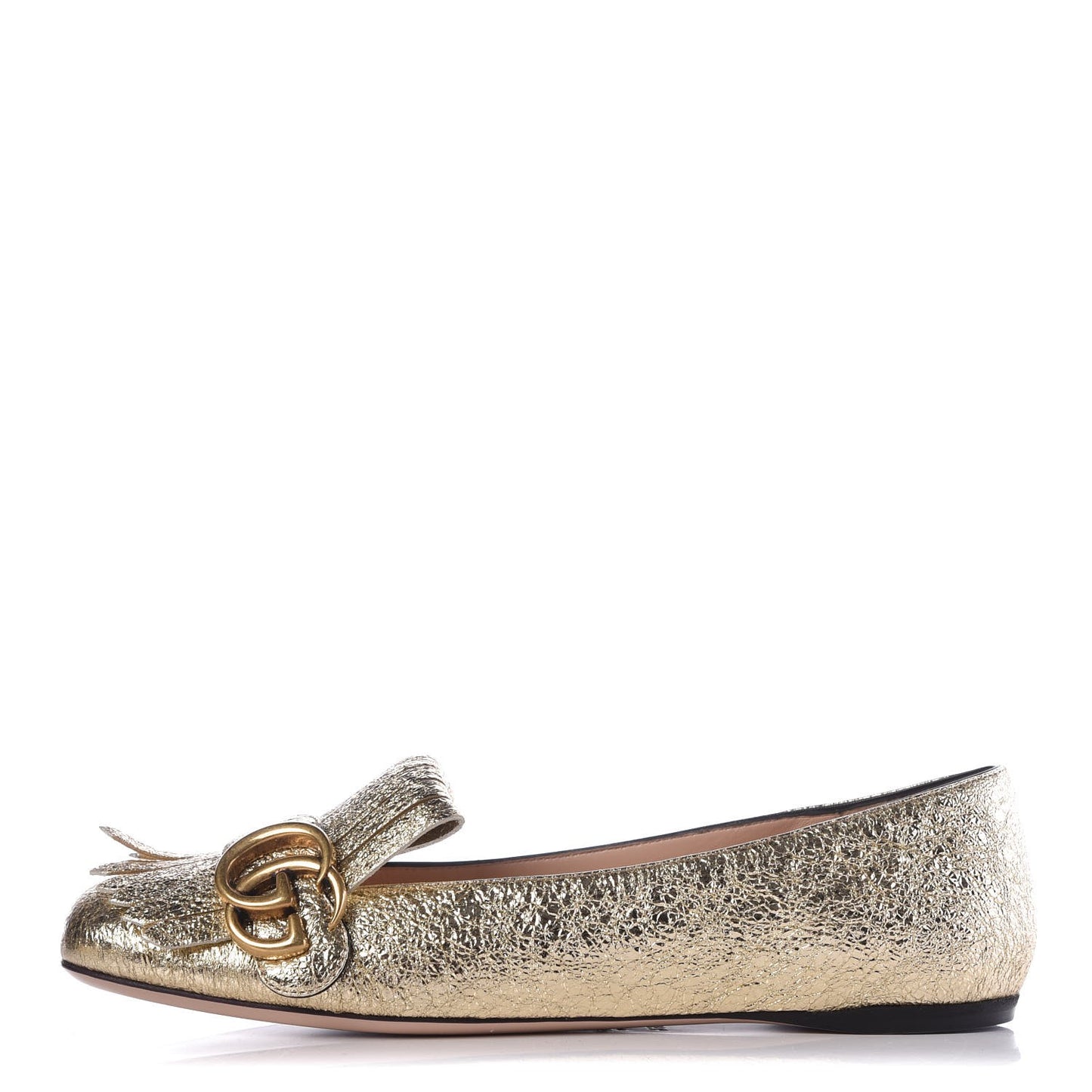 Galassia GG Marmont Fringe Flats 36.5 Platino