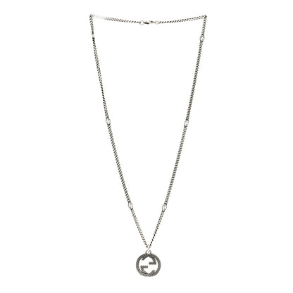 Gucci Sterling Silver Interlocking G Pendant Necklace 3 of 6