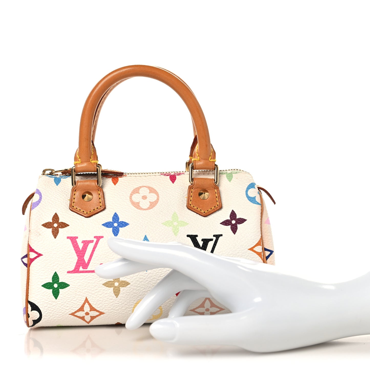 Monogram Multicolor Mini Sac HL Speedy White