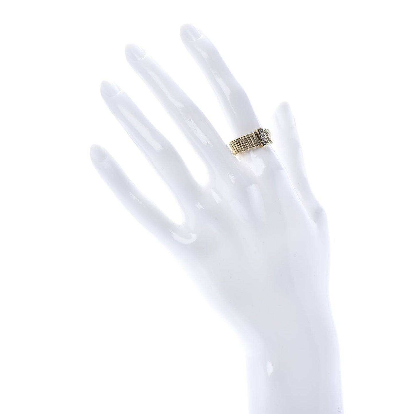 18K Yellow Gold Diamond Somerset Ring 52 6