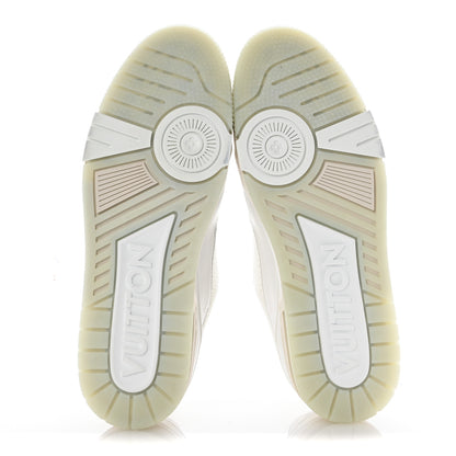 Louis Vuitton Calfskin Mens LV Trainer Sneakers 9 White 6 of 8
