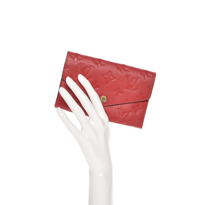 Louis Vuitton Empreinte Compact Curieuse Wallet Cherry 2 of 7