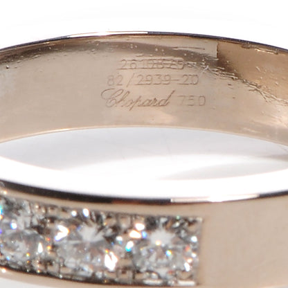 Chopard 18k White Gold Happy Diamonds Icons Square Ring 6 4 of 4
