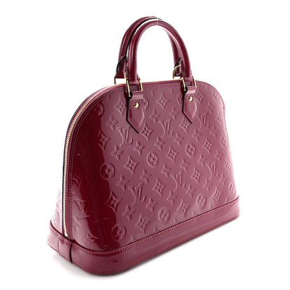 Louis Vuitton Vernis Alma PM Magenta 3 of 9