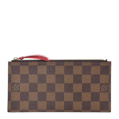 Louis Vuitton Damier Ebene Felicie Chain Wallet Zippered Insert 1 of 6