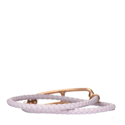Hermes Swift Roulis Double Tour Bracelet T2 Mauve Pale 2 of 4