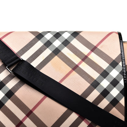 Burberry Nova Check Diaper Messenger Bag 11 of 13
