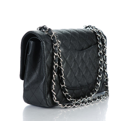 Chanel Caviar Quilted Medium Double Flap Black 3 of 8