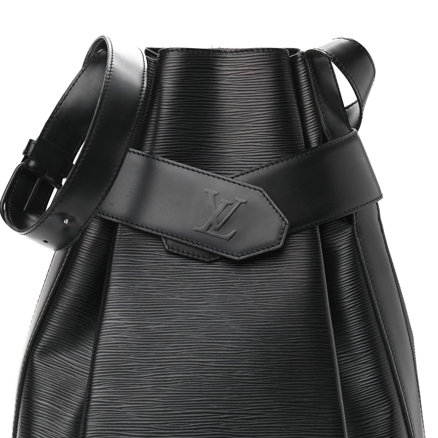 Louis Vuitton Epi Sac D'Epaule GM Black 8 of 12