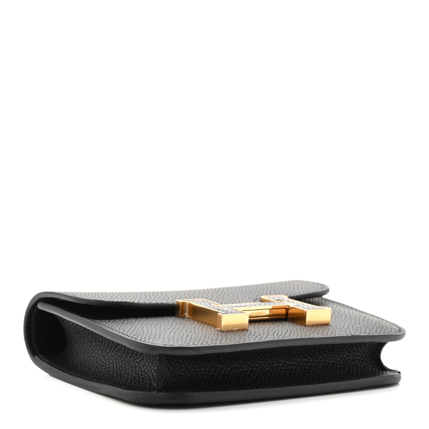 Hermes Epsom Lizard Constance Slim Wallet Black 5 of 9