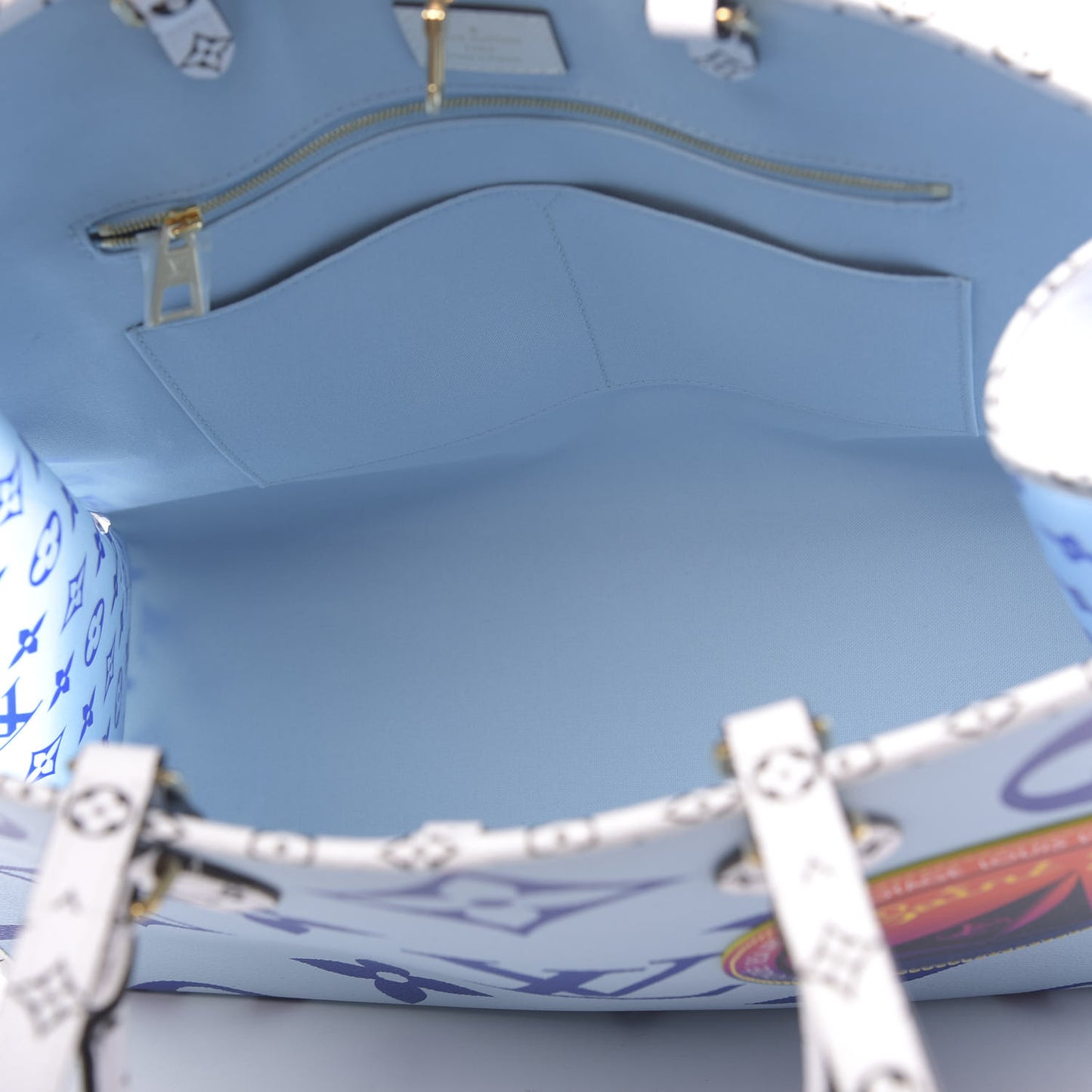 Monogram Giant Saint Tropez Onthego Blue