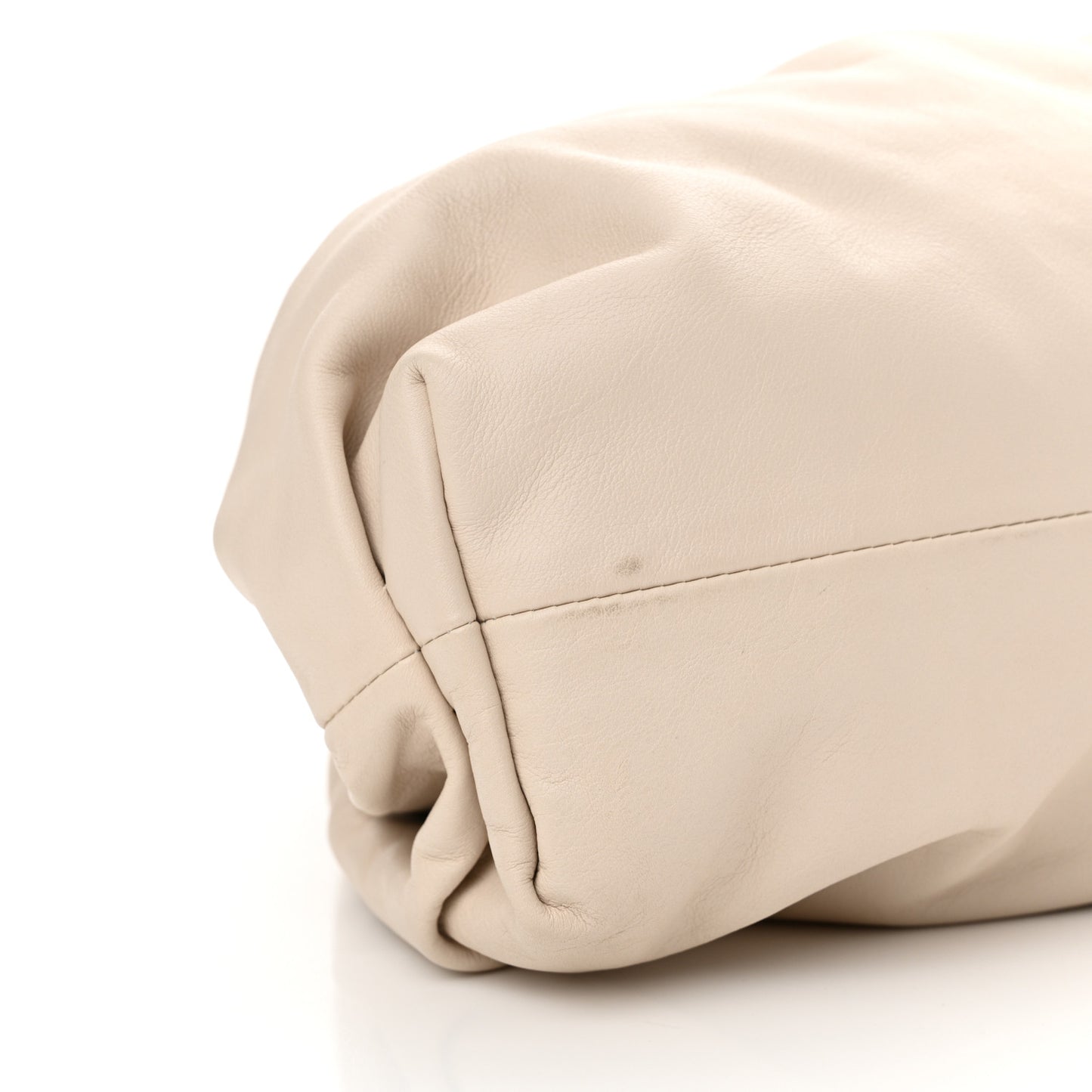 Smooth Butter Calf The Pouch Oversized Clutch Plaster