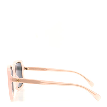 Chanel Acetate Chain Square Sunglasses 71709A Pale Pink 3 of 8