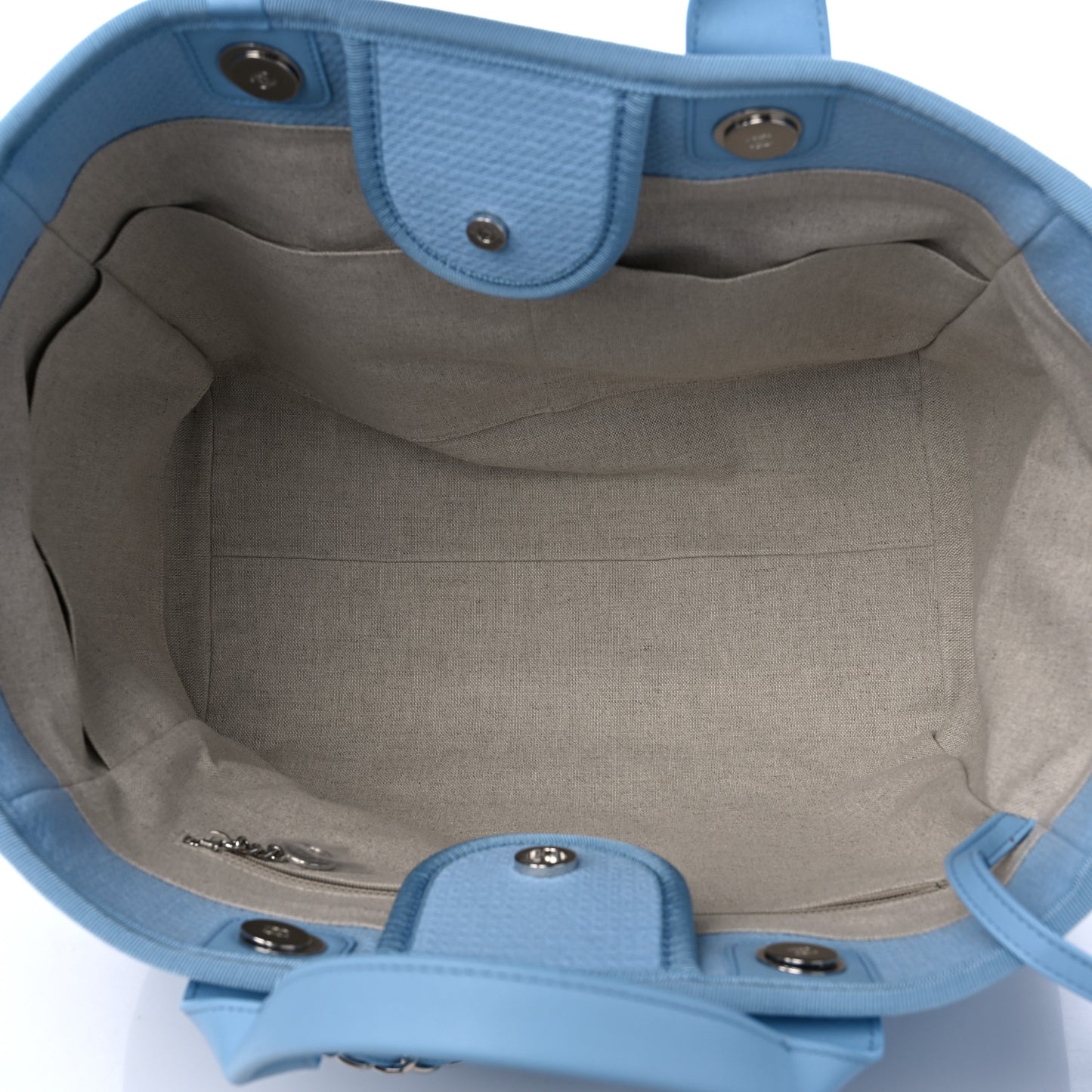 Mixed Fibers Medium Deauville Tote Light Blue