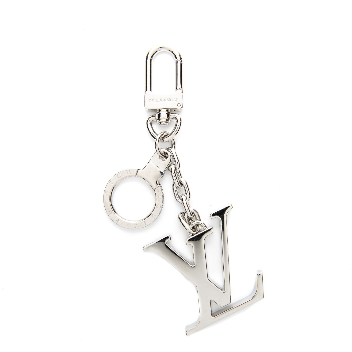 Louis Vuitton LV Initials Key Holder Silver 1 of 4