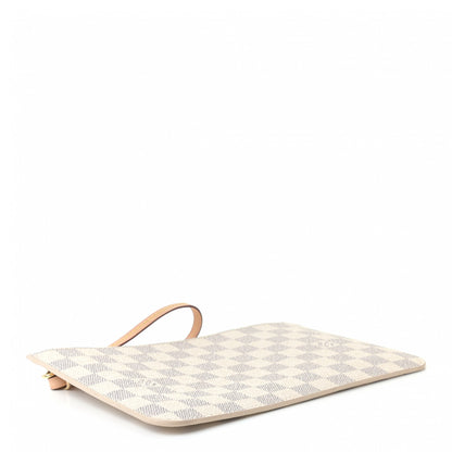Louis Vuitton Damier Azur Neverfull MM GM Pochette Rose Ballerine 3 of 4