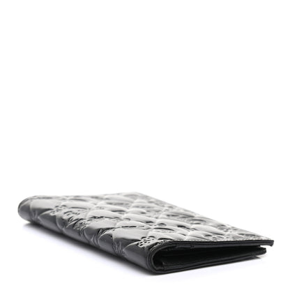 Chanel Patent Calfskin Lucky Symbols Yen Wallet Black 4 of 12