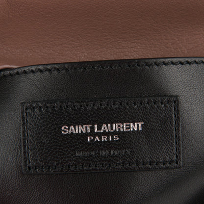 Saint Laurent Sheepskin Matelasse Chevron Monogram Medium College Bag Fard 7 of 7